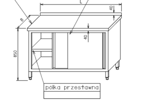 Stół roboczy - typ OP-0014