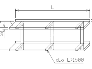 Półka wisząca - typ OP-0272