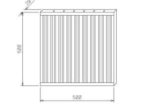 filtr do okapu - typ OP-0515